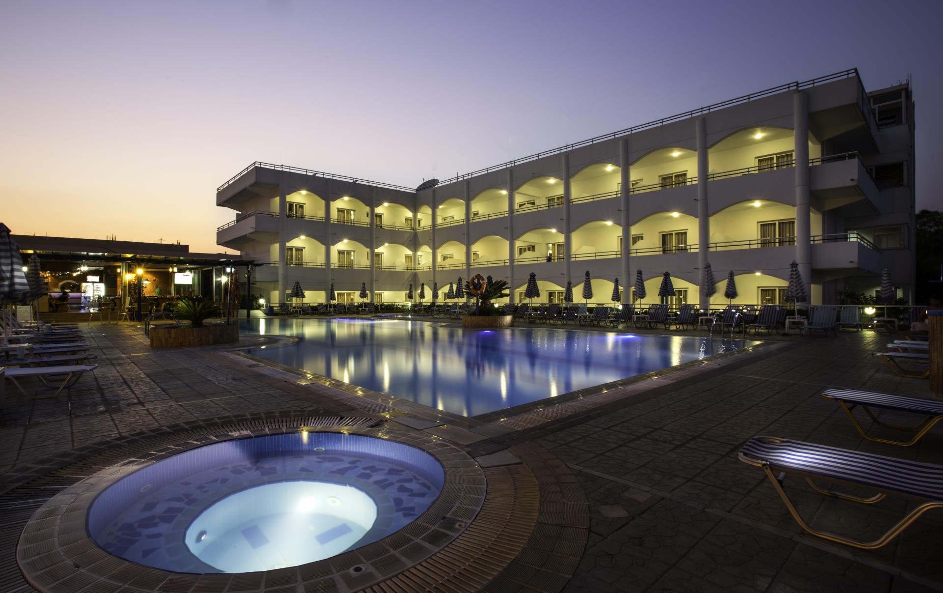 Orion Hotel, Faliraki, Rhodos, Griekenland