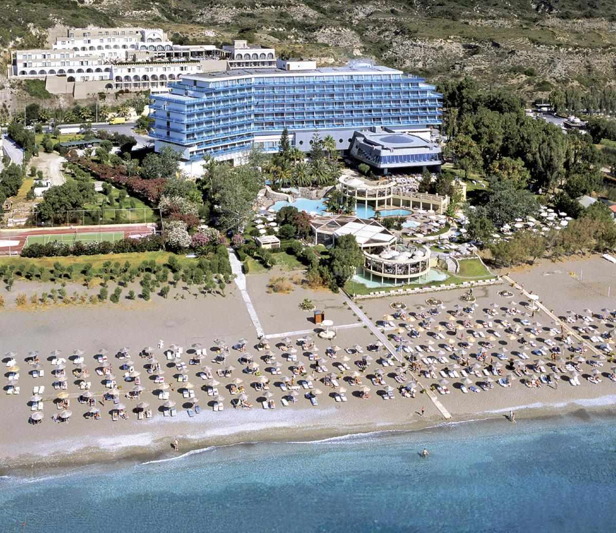 Calypso Beach Hotel, Faliraki, Rhodos, Griekenland