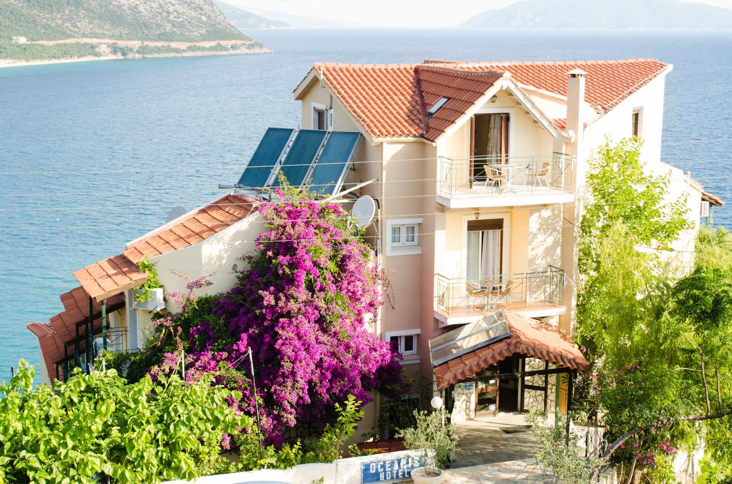 Oceanis Hotel, Poros, Kefalonia, Griekenland