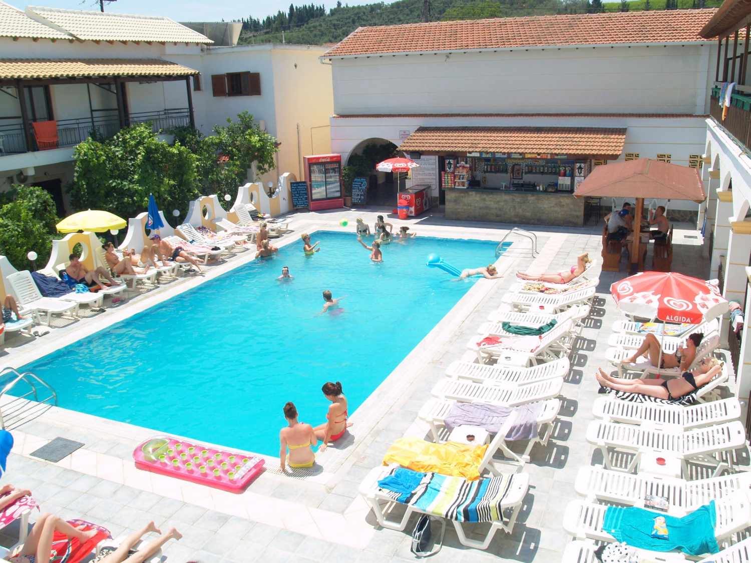 Hotel Lefkimi, Kavos, Corfu, Griekenland